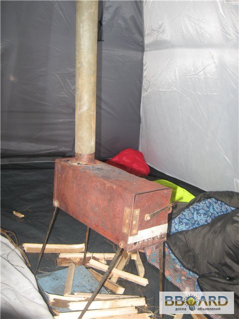Фото 2. Печка для отопления палатки