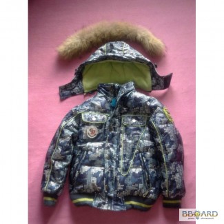 Детский комплект (куртка-пуховик и комбинезон) на мальчика 4 - 6 лет