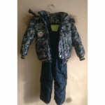 Детский комплект (куртка-пуховик и комбинезон) на мальчика 4 - 6 лет