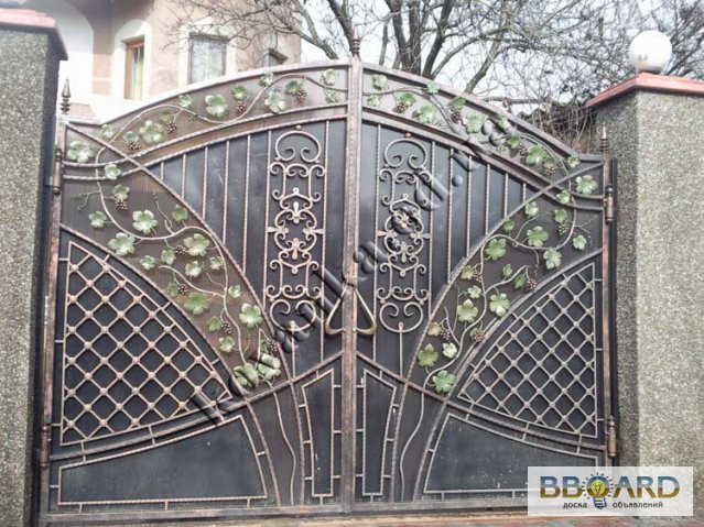 Фото 2. Кованые ворота, заборы, ограждения Одесса