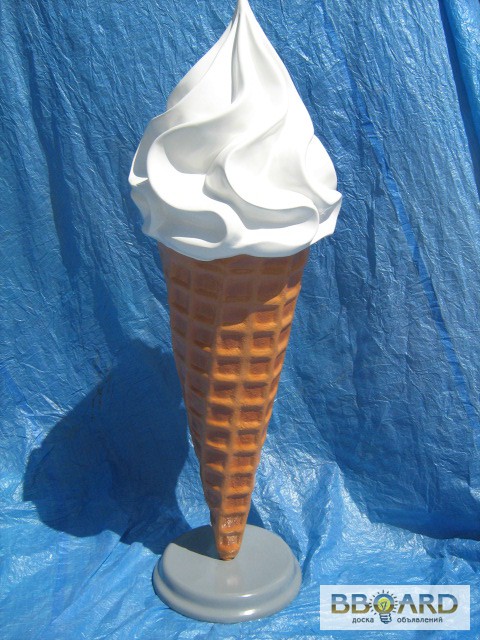Фото 2. Муляж мороженое рожок