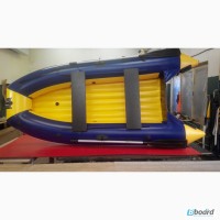 Надувная жёлто-синяя лодка Energy N-330