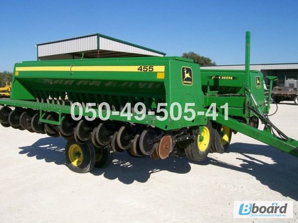 Фото 6. Сеялка механическая для посева зерновых Джон Дир 455 John Deere 455 7,6 метров