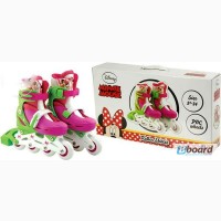 Детские раздвижные ролики Дисней/Disney Minnie Mouse: размер 31-34