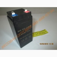 Аккумулятор (АКБ) для весов, охранных сигнализаций и мн. др. 4v/4a размер 100х45х45мм