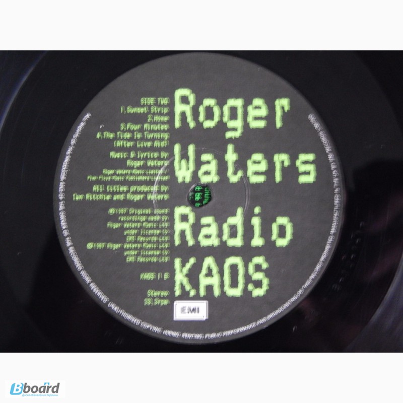 Фото 6. Roger Waters-Radio K.A.O.S. (U.K.) NM-/NM