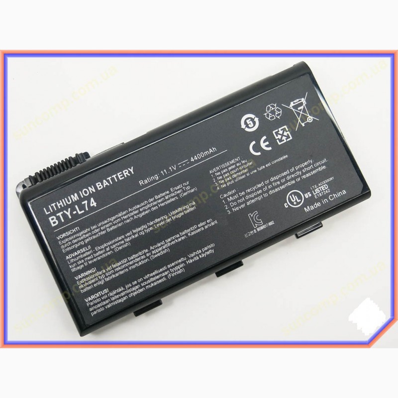 Фото 3. Батарея MSI MegaBook CX500 CR500, CR600, CR610, CX600, CR620, CX700, CR700