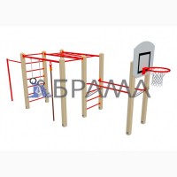 Комплекс спортивно-ігровий Дитячий з баскетбольним щитом Брама