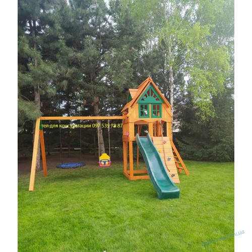 Фото 4. Детские игровые площадки во двор из дерева для улицы и дачи