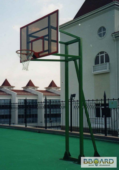 Щиты баскетбольные с корзинами для улицы и зала