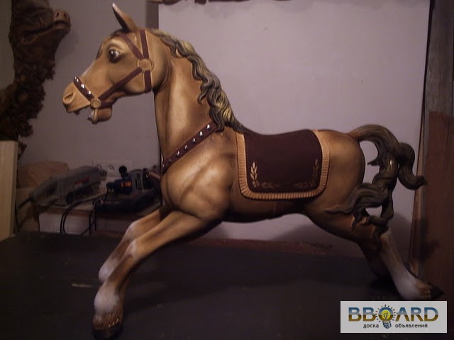 Фото 2. Изготовим лошадку деревянную для вашего ребенка.