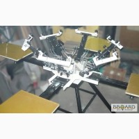 Накатка на ткани Шелкотрафаретное оборудование Флешки Карусельные станки Флокатор Гарантия