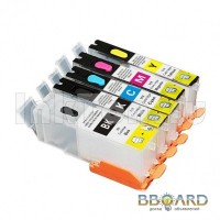 Заправляемые картриджи ( ПЗК ) с авточипами для Canon MG5440/IP7240 в наличии