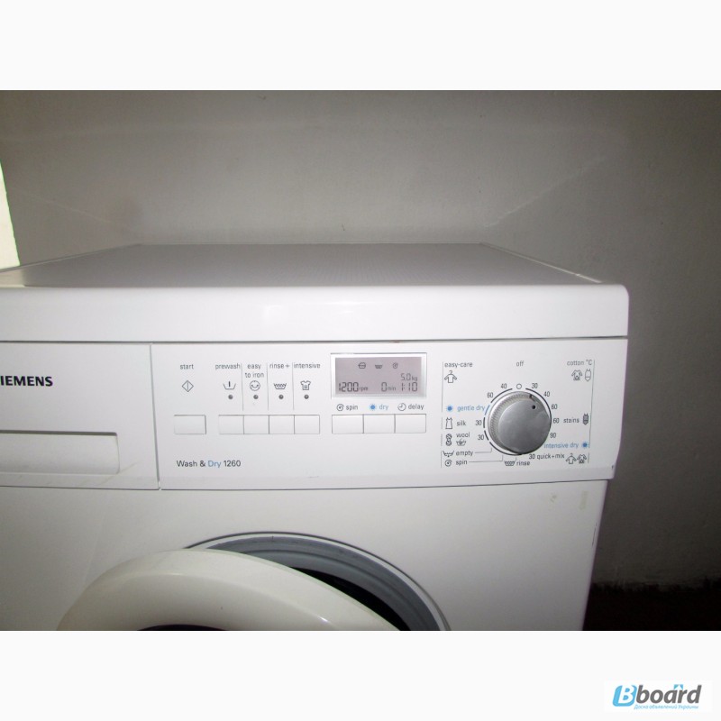 Фото 5. Siemens wash dry 1260 +сушка на 5 кг c Германии