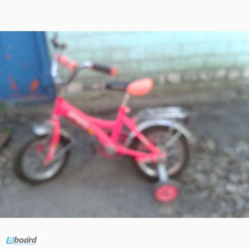 Фото 2. Продам велосипед Детский.Для девочки.От 3 до 6 лет.Розовый
