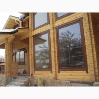 Окна деревянные для остекления загородных домов и коттеджей