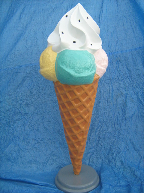 Фото 4. Макет Мороженое рожок рекламный-торговый большой
