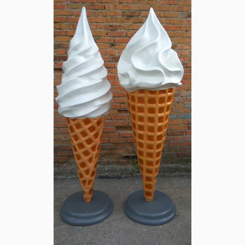 Фото 7. Макет Мороженое рожок рекламный-торговый большой