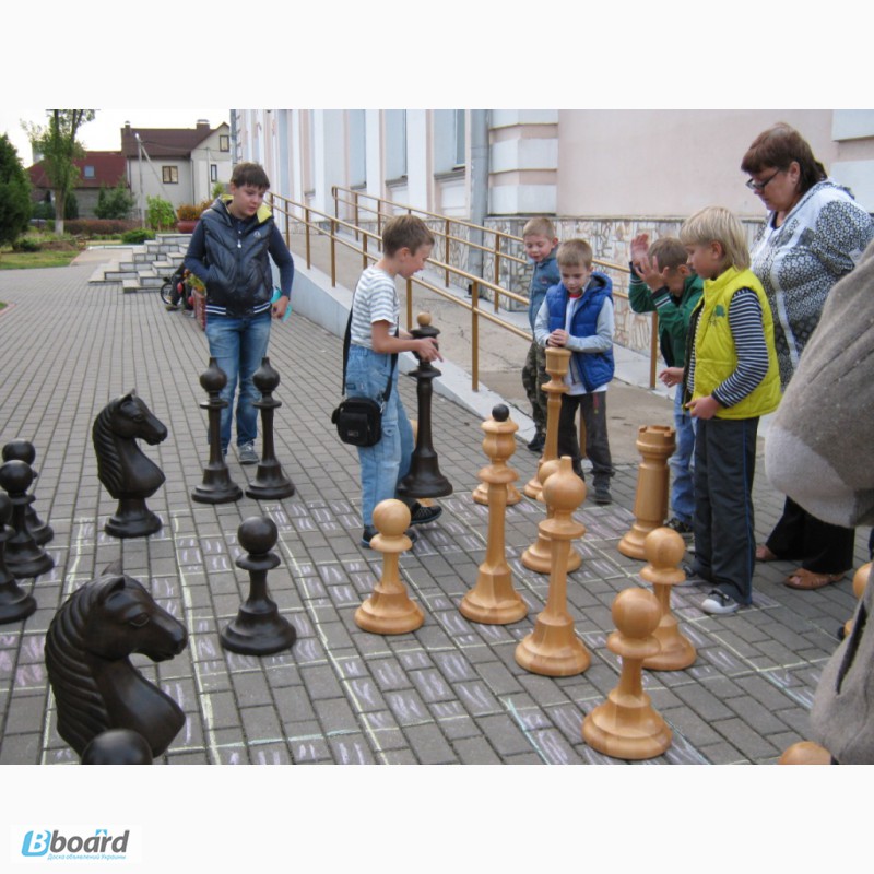 Фото 2. Шахматы большие, деревянные для школы