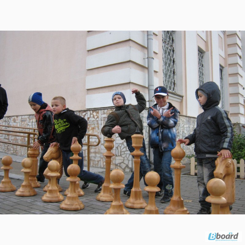 Фото 4. Шахматы большие, деревянные для школы