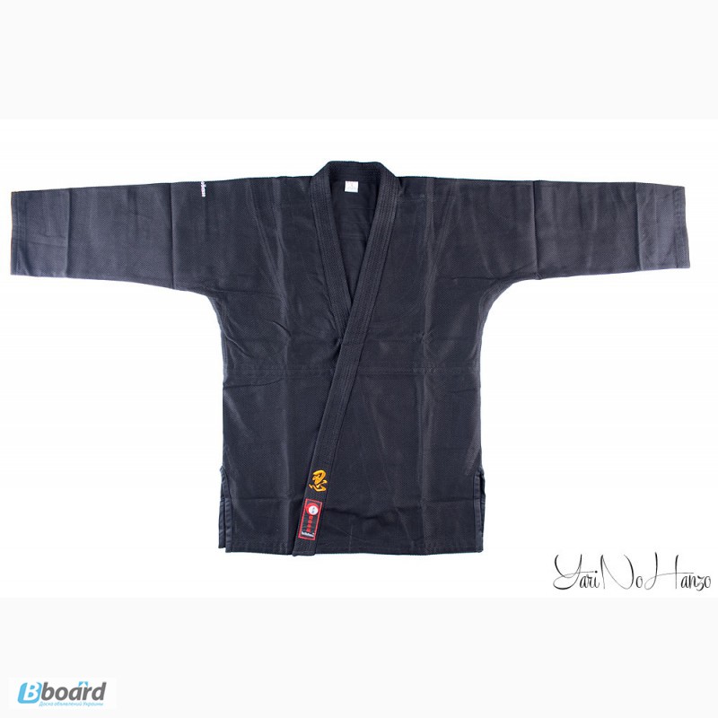 Фото 7. Черное плетенное кимоно (ДО.ГИ) для единоборств (Master 2) Италия