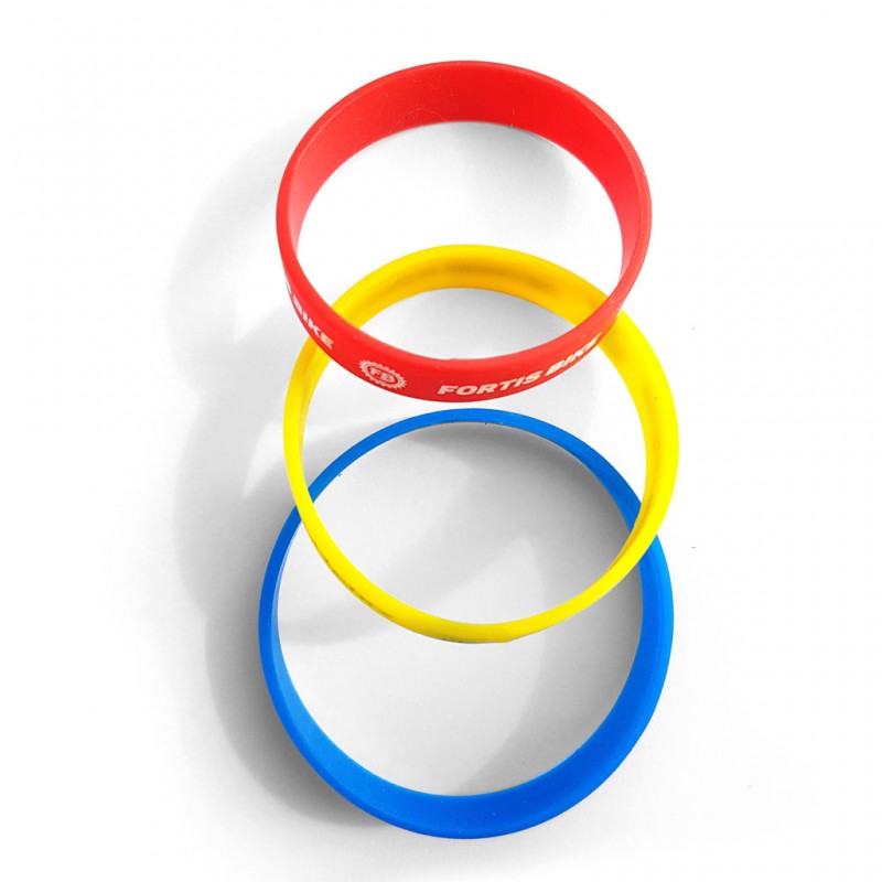 Фото 2. Силиконовые браслеты с нанесением краски в 1 цвет от 100 шт