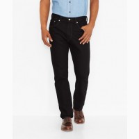 Классические элегантные джинсы Levis 505 в черном цвете