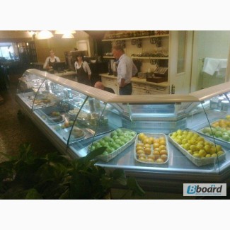 Продам холодильную витрину прилавок РОСС Sorrento Угловая УН-1, 1 б/у в ресторан, кафе