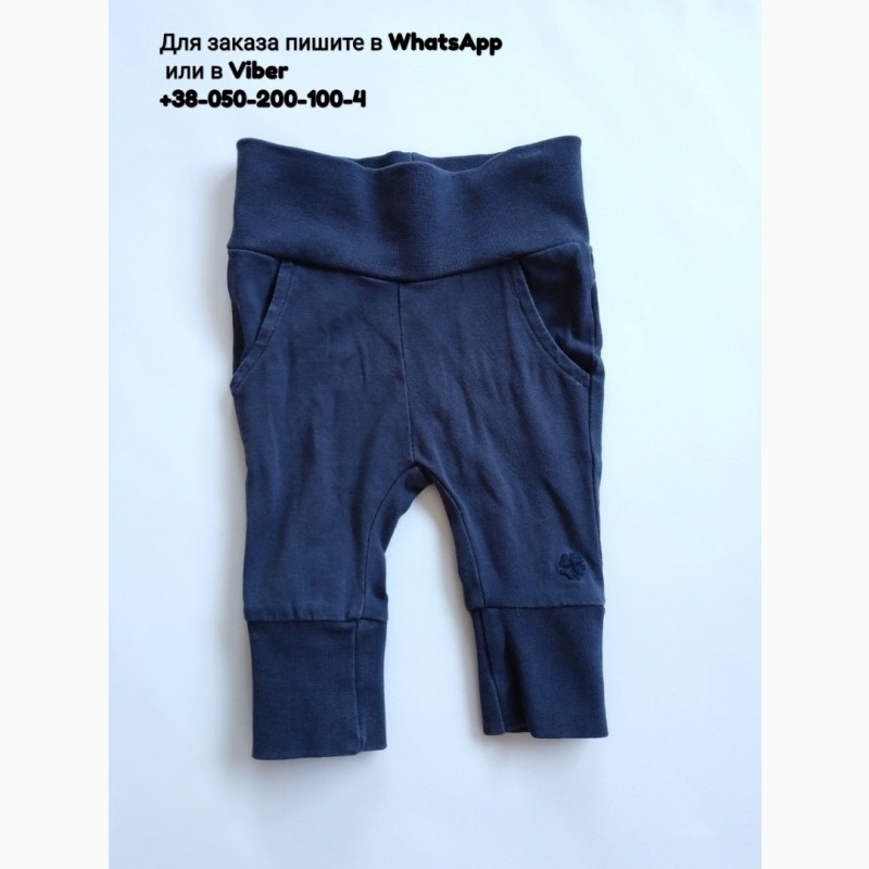 Фото 2. Штанишки синие для малыша noppies baby детские штаны