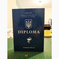 Брошурування дипломів, виготовлення обкладинок для бланку дипломів