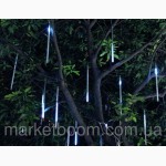Светодиодные сосульки, декоративное освещение дерева