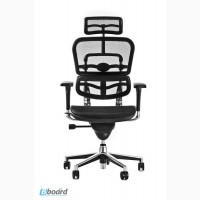 Кресло офисное ERGOHUMAN Black, спинка/сетка, сидение/сетка, полированная база
