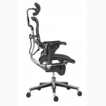Кресло офисное ERGOHUMAN Black, спинка/сетка, сидение/сетка, полированная база