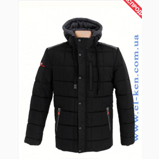 Зимняя куртка ELKEN - черная 222 модель