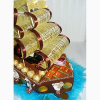 Корабль из конфет Пираты Карибского моря
