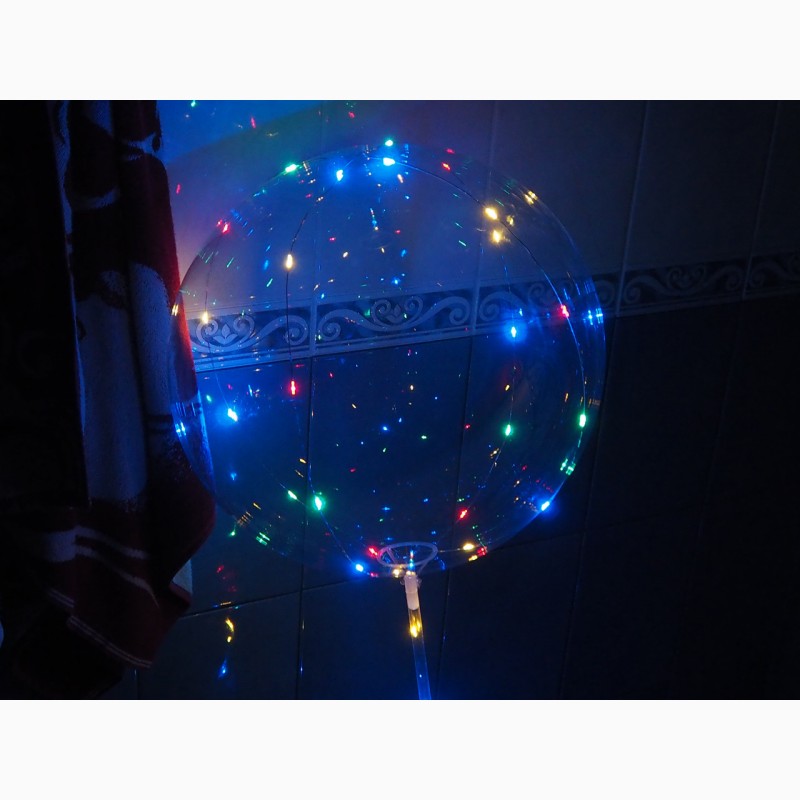 Фото 2. Светящиеся Шарики LED шары Сердце BOBO ОПТОМ+подарок