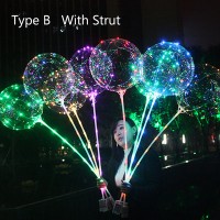 Светящиеся Шарики LED шары Сердце BOBO ОПТОМ+подарок