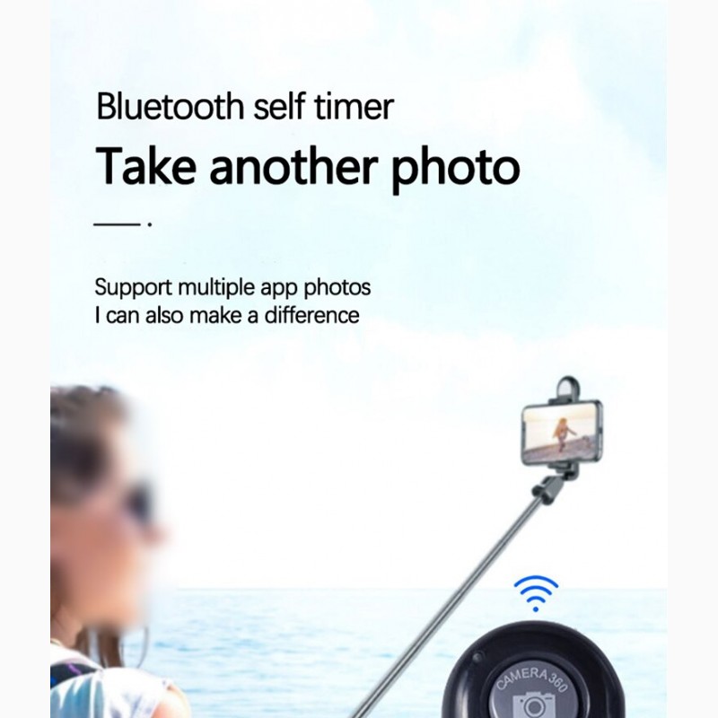 Фото 6. Bluetooth-пульт для селфи для смартфонов IOS/Android
