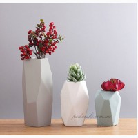 Керамические вазы коллекция Полигональная