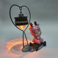 Декоративный светильник оленёнок, лампа, ночник