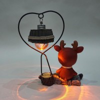 Декоративный светильник оленёнок, лампа, ночник