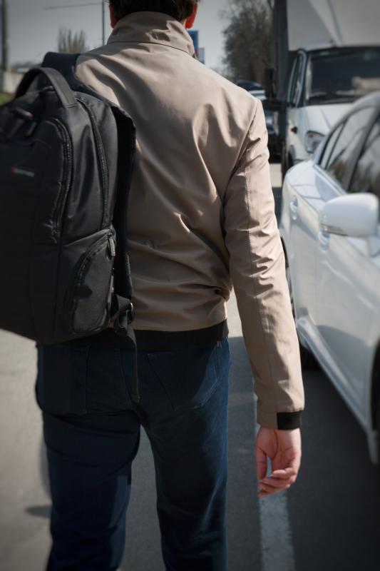 Фото 3. Мужская демисезонная куртка на молнии Astoni Quatro
