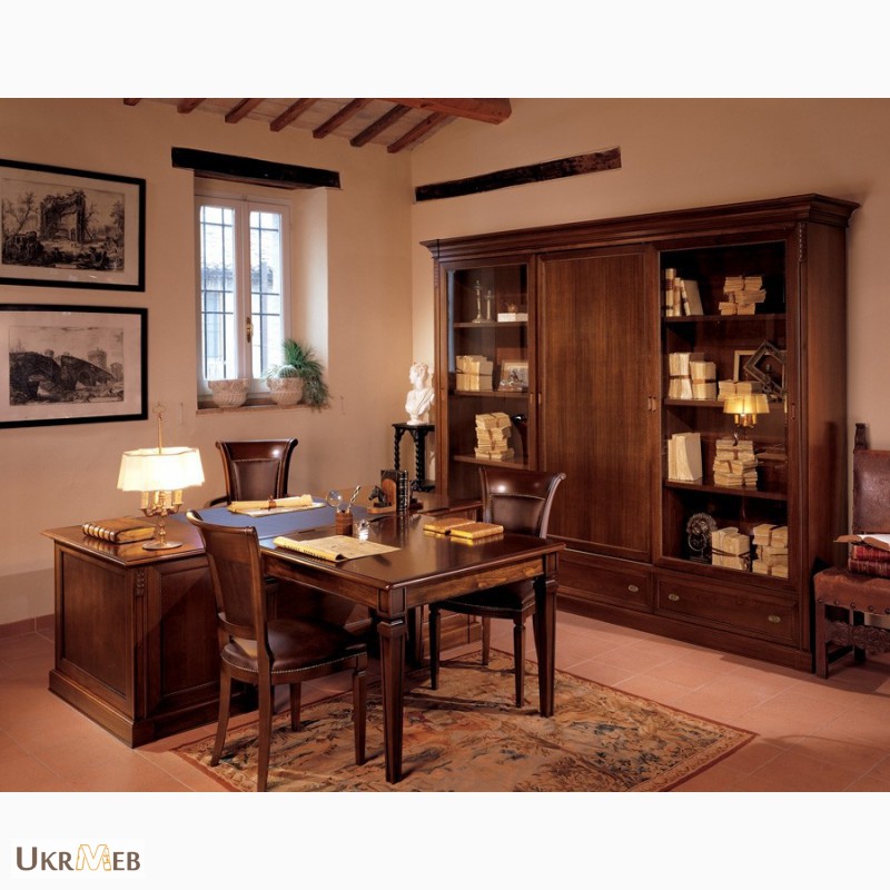 Фото 3. Мебель для кабинета Итальянский Классический Кабинет DUCA от Carpanelli