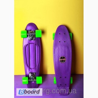 Скейтборд скейт Penny Board фиолетовый