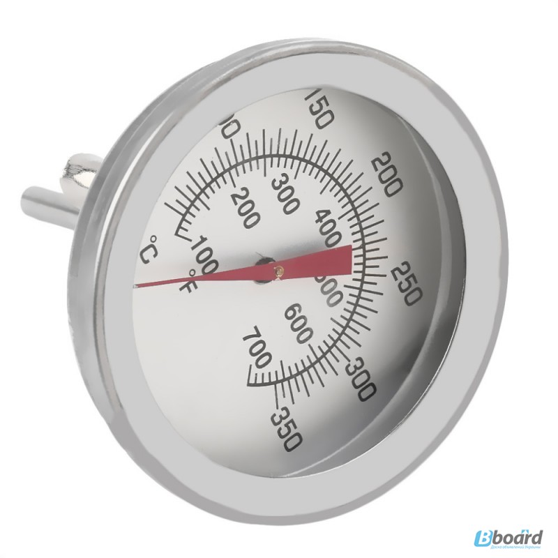 Фото 2. Биметаллический нержавеющий термометр для мангала, духовки, коптильни, и т.п