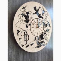 Детские настенные часы из дерева «Питер Пэн»