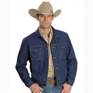 Фирменные джинсовые куртки Wrangler Unlined Cowboy Cut