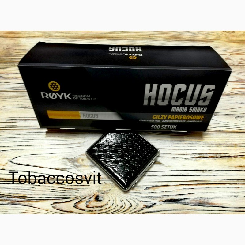 Фото 7. Сигоретные гильзы MR TOBACCO+ 2 Упаковки HOCUS Menthol