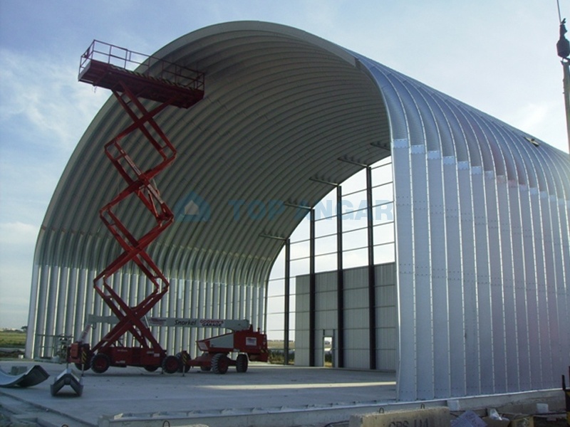 Фото 6. Прямостенные металлоконструкции ангары с вертикальными стенами производство в Днепропетров