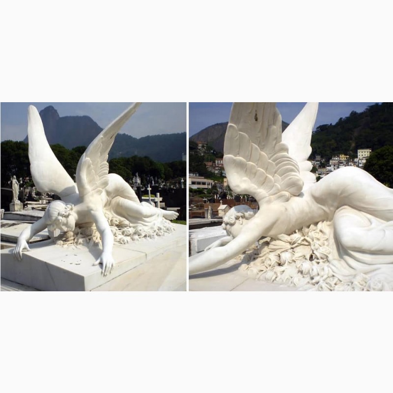 Фото 5. Скульптуры ангелов для памятников на кладбище под заказ